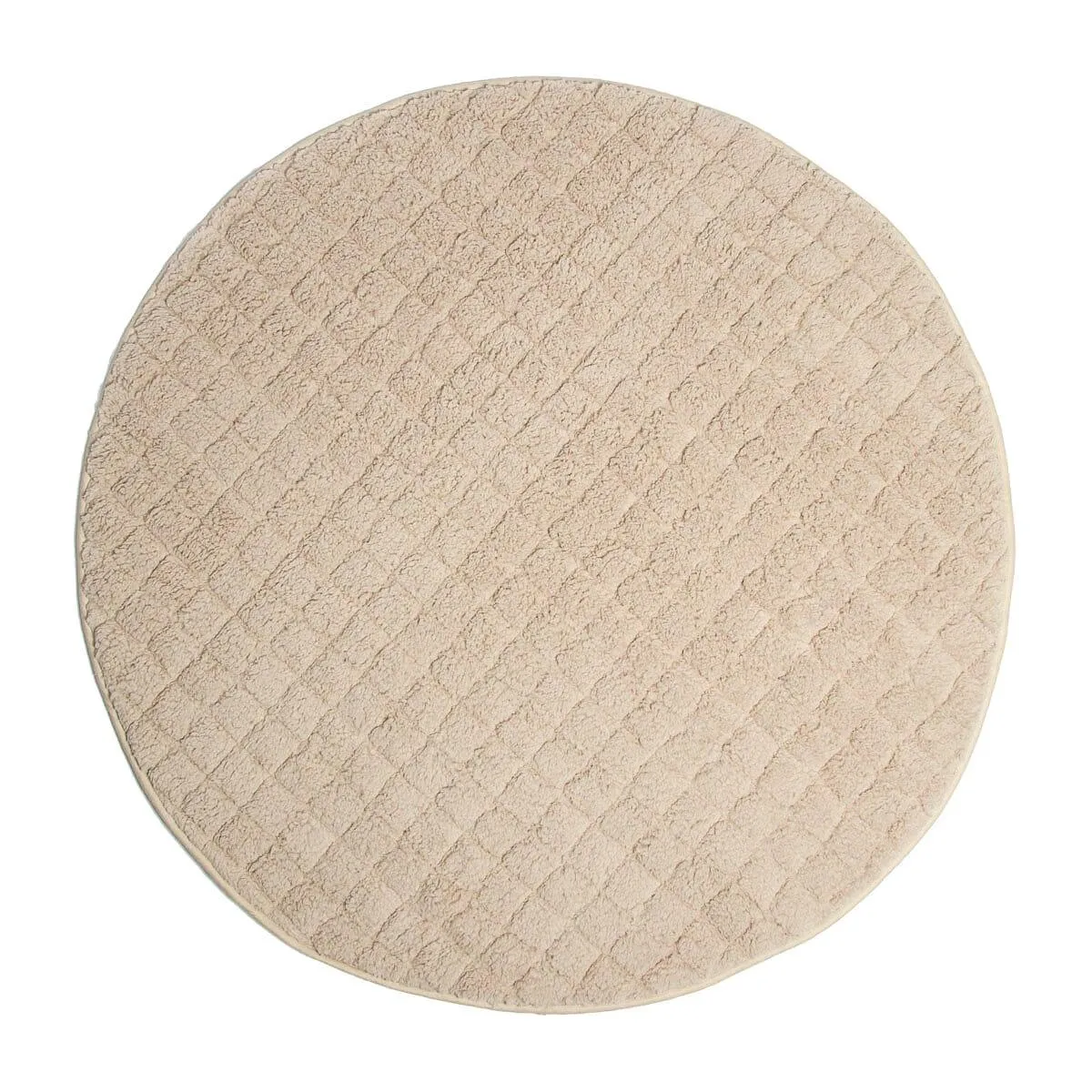 Sherpa & Cotton Baby Playmat - Ivory Sherpa