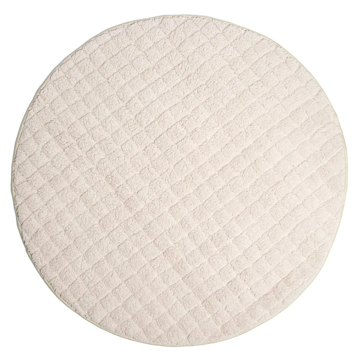 Sherpa & Cotton Baby Playmat - Pearl Sherpa