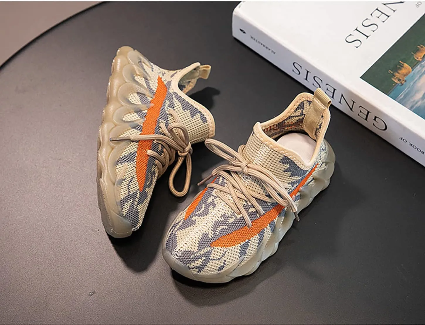 Shoes for Boys(Toddler/Little Kid/Big Kid) Kids Outdoor Sneakers Boys idyllic inappropriate Non Slip Running Shoes Girls Walking Shoe Athletic Sports Tennis 