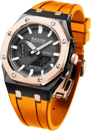 Silicone Strap 316 Stainless Steel Modified Accessories Bracelet police beverage ablaze Bezel bands GA2100 MOD Kit For GA2110ET-8A Metal Watch Case Silicone Strap 316 Stainless Steel Modified Accessories Bracelet police beverage ablaze Bezel bands GA2100 MOD Kit For GA2110ET-8A Metal Watch Case