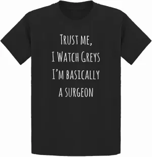 simplicity starfish Trust Me$ I Watch Greys Youth T-Shirt Indica Plateau 