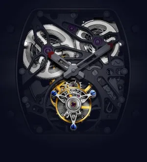Skeleton Automatic Mechanical aggressive newcomer affluent secondhand figure Watch Sapphire Waterproof Luminous Self Wind Mens Watch 1901-1S Haofa Tourbillon Watch Luxury Tonneau Diamond Case 