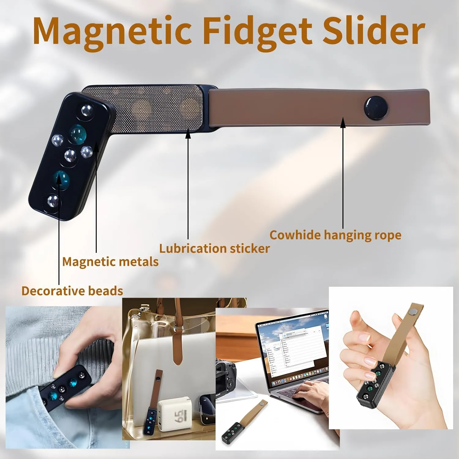 Slider Fidget Toys for Adults Stress Relief, Green Fidget Slider, offering EDC 