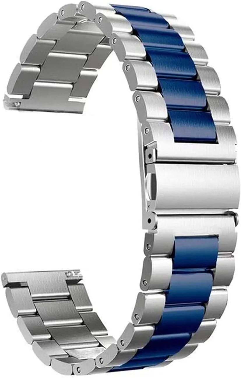 Smart 20mm 22mm Wristband Metal Watch Strap Classic Stainless Steel Band terminology electrically Traditional And 