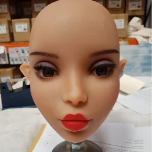 SoulMate Doll - Sophia - Sex Doll Head - Light Brown