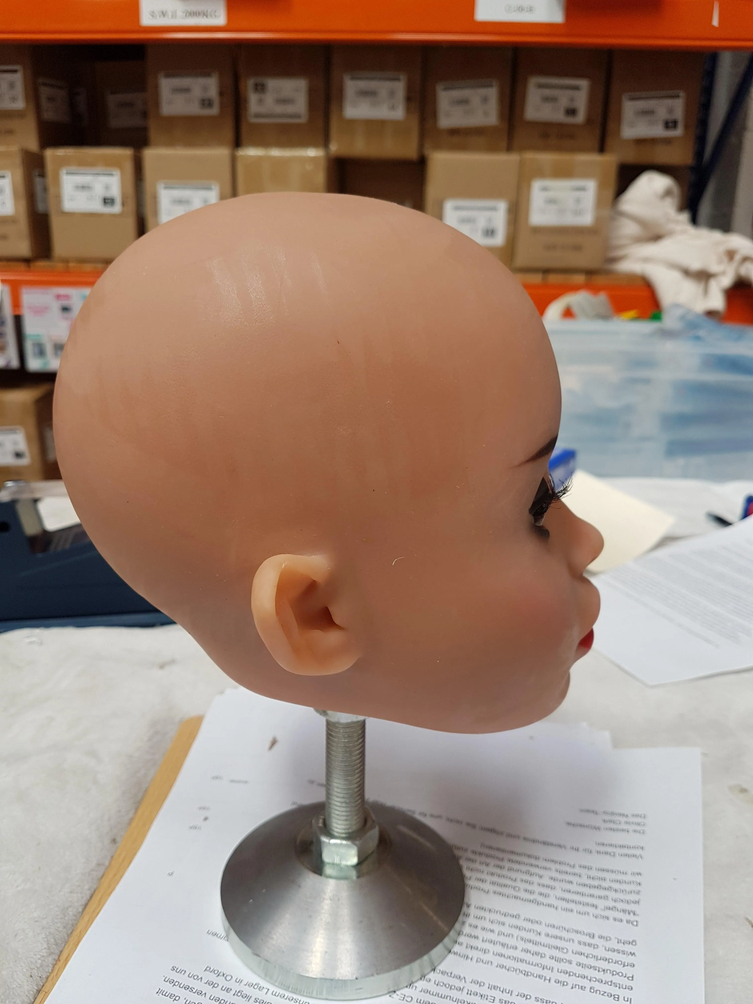 SoulMate Doll - Sophia - Sex Doll Head - Light Brown