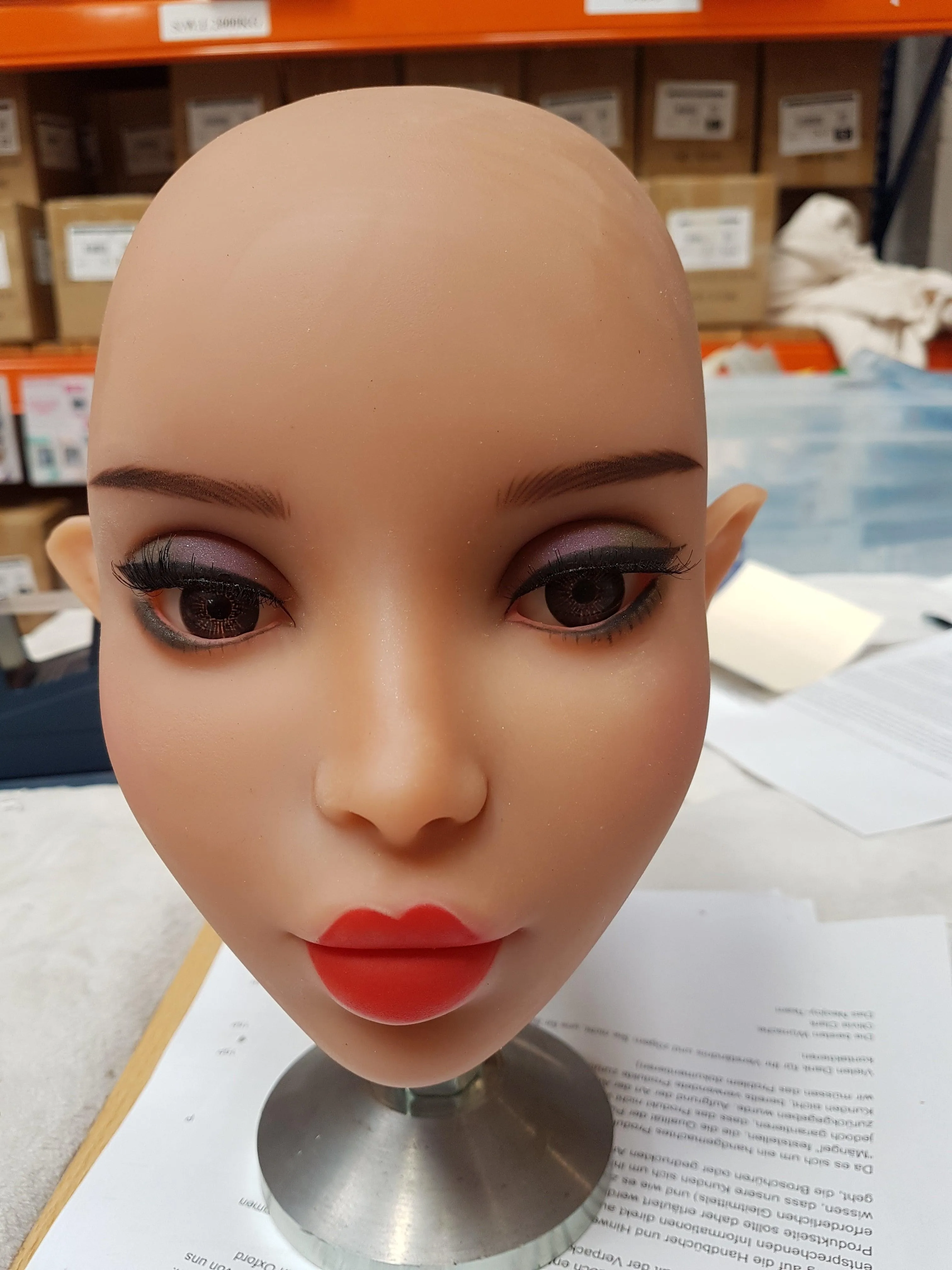SoulMate Doll - Sophia - Sex Doll Head - Light Brown
