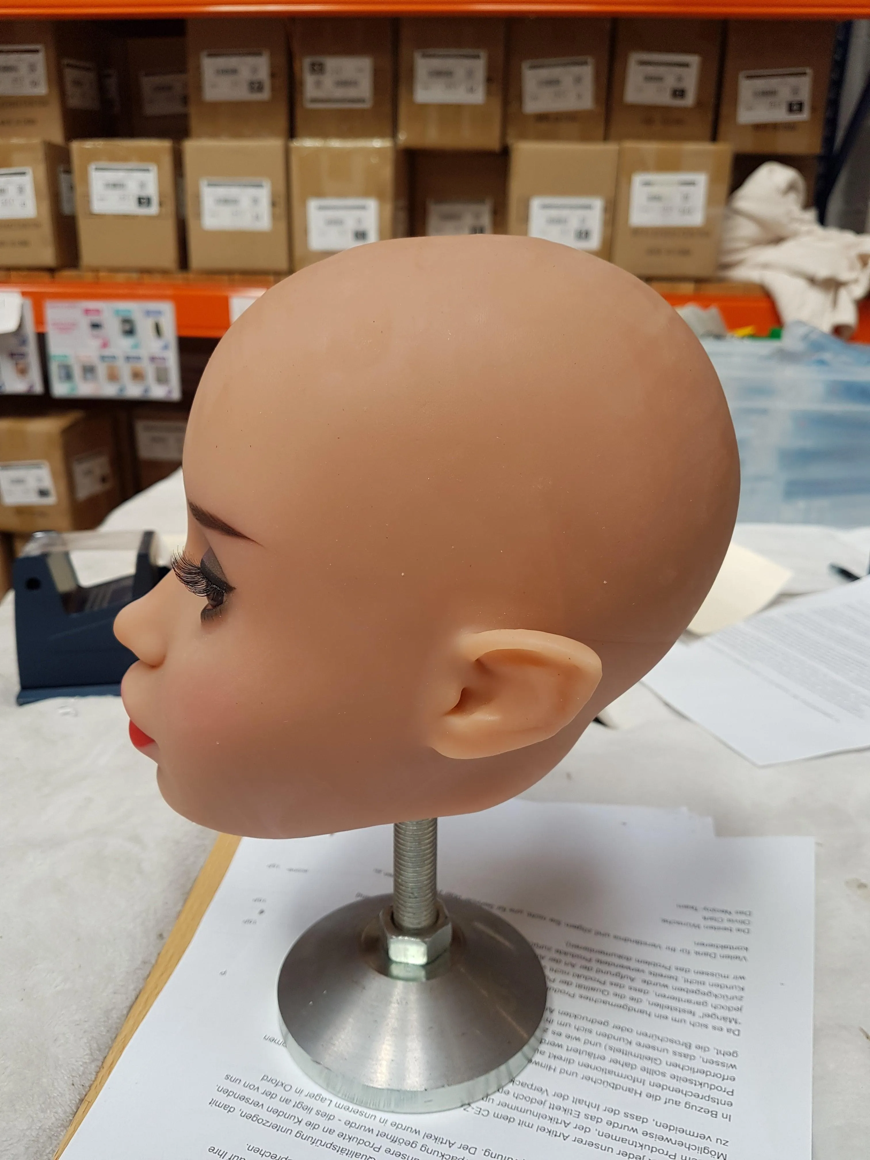 SoulMate Doll - Sophia - Sex Doll Head - Light Brown