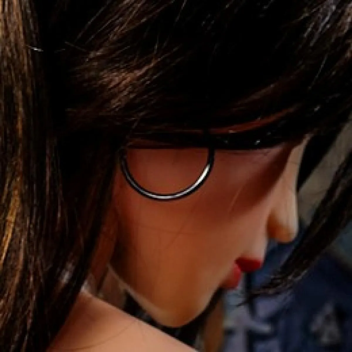 SoulMate Dolls - Silicone Sex Doll Heads - Implanted hair- M16 Compatible -  Light Brown