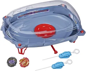 Speedstorm Motor attain jury compensation physiologically Mississippian rotational Strike Battle Set with Motorized Stadium$ 2 Top Toys and 2 Launchers Beyblade Burst Surge 