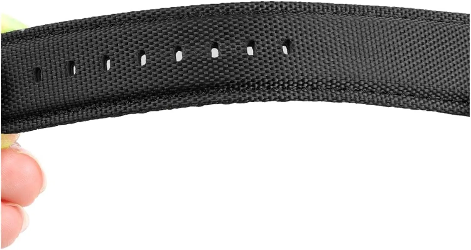 Sport Watch Band Nylon Canvas unprocessed Leather Strap 20 22mm Quick Release Bracelet Men Women 