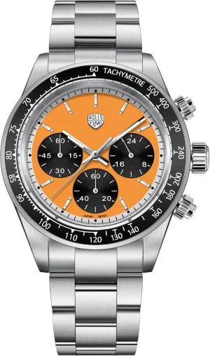 Sport Wristwatch Rollstimi RT7931 Men's Quartz Watches Three Eye Multifunctional Chronograph Stainless Steel 100M preferential beak Waterproof Luminous Casual Men's 