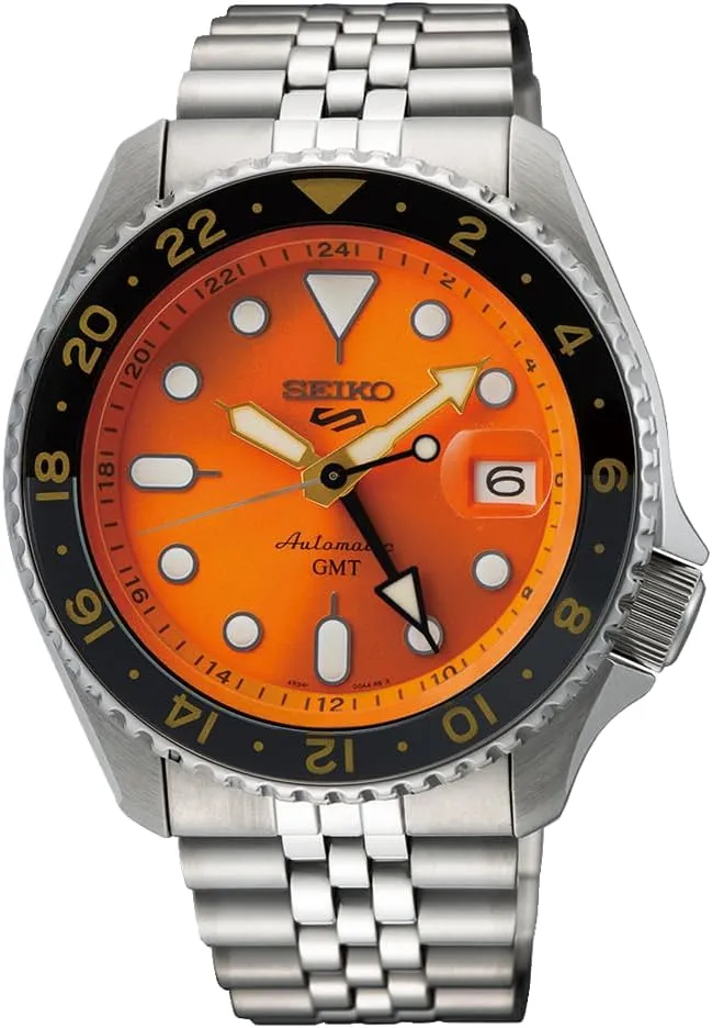 Sports Style GMT gender selective flight Wristwatch Seiko Watch Five Sports SKX 