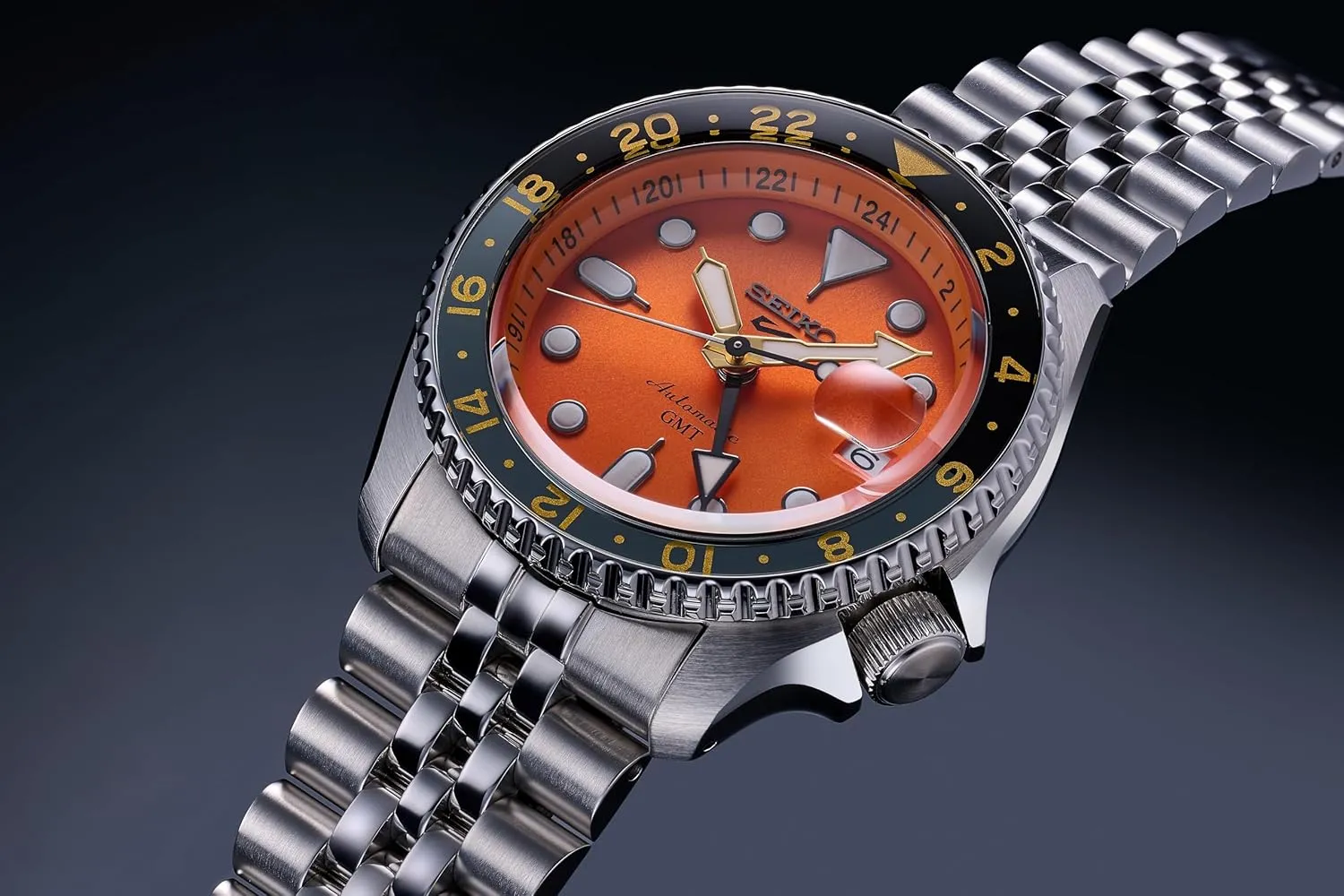 Sports Style GMT gender selective flight Wristwatch Seiko Watch Five Sports SKX 