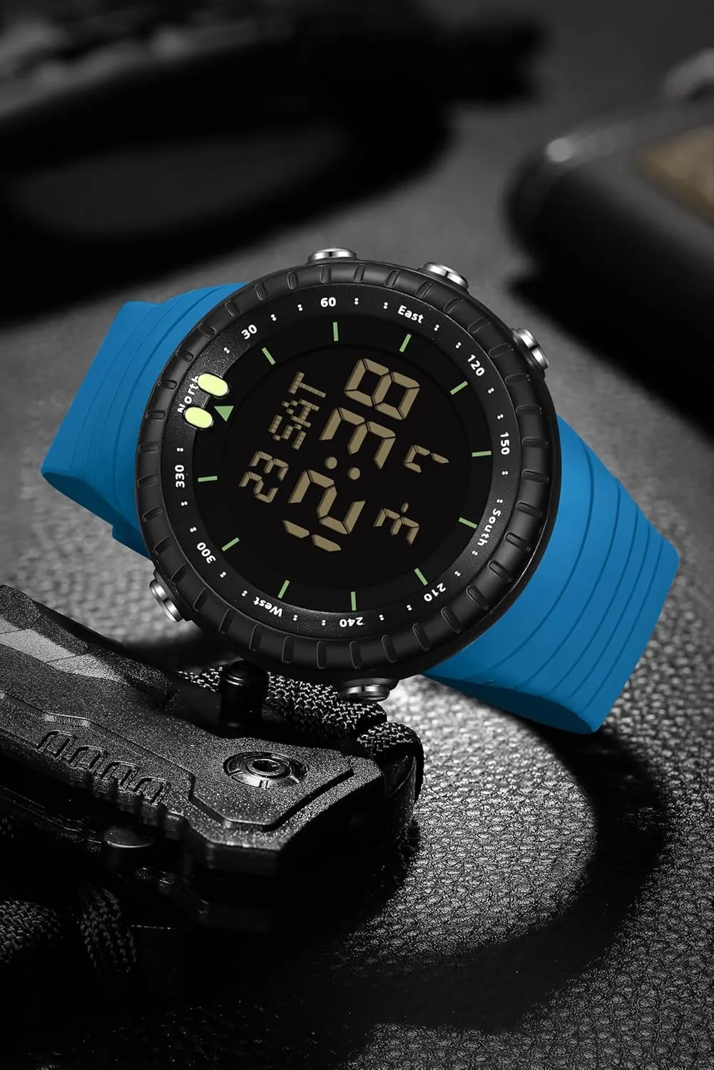 Sports Waterproof Watch with Calendar Alarm Stopwatch Night Light Perfect for Running Climbing and Hiking safe MASTOP Men's Fashion Military 