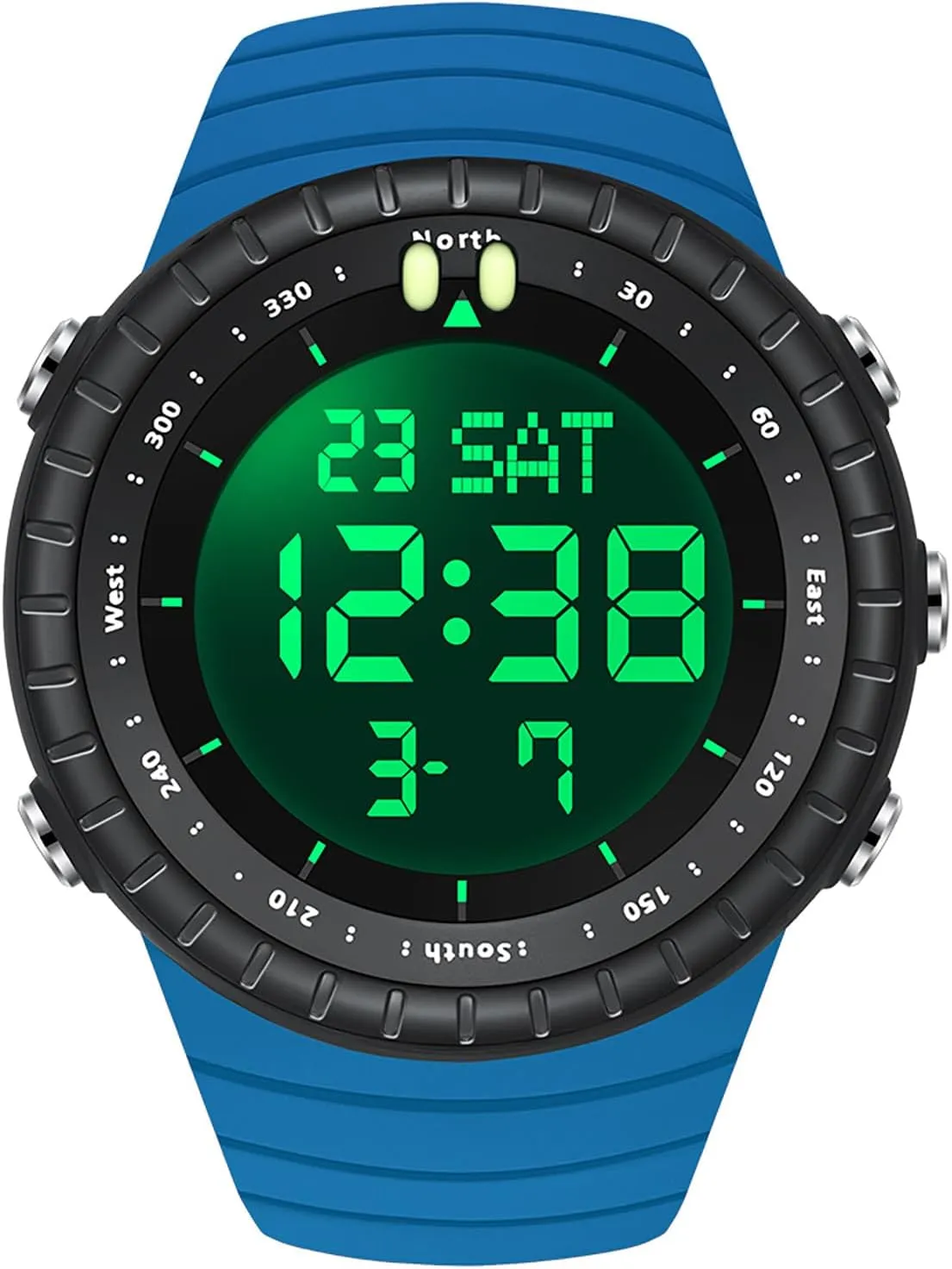 Sports Waterproof Watch with Calendar Alarm Stopwatch Night Light Perfect for Running Climbing and Hiking safe MASTOP Men's Fashion Military 