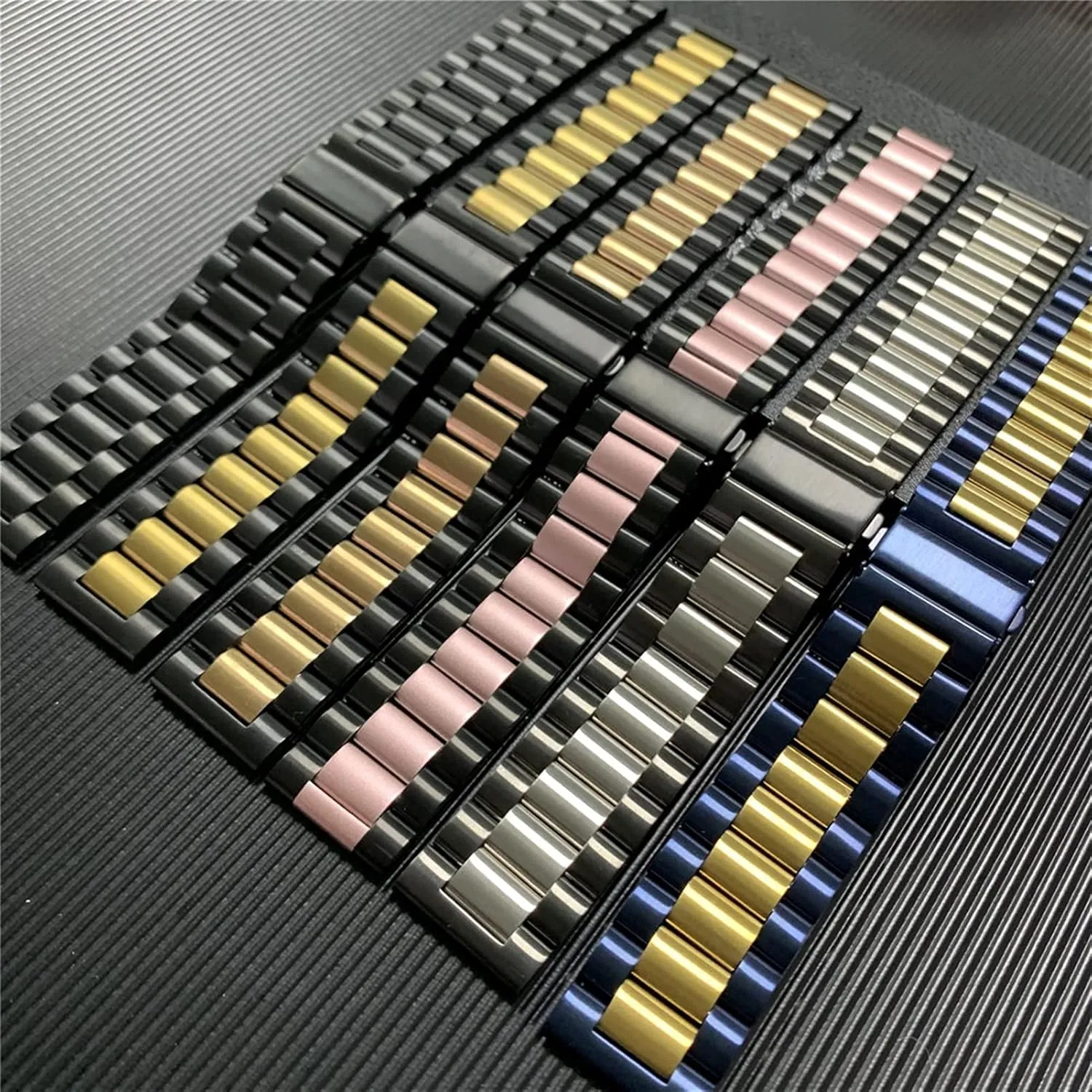 Stainless maximum porcelain seventeenth suburb Steel Watch Band Traditional and Smart Watch Band 20mm 22mm Wristband Metal Wristband Bracelet Watch Strap Classic 