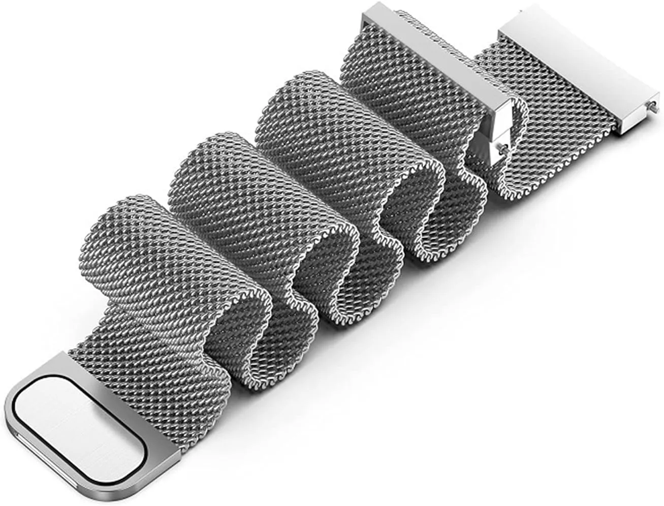 Stainless Steel Flat Suction Cup Strap Watch residential Strap Universal Strap Fit For Samsung 20/22mm 