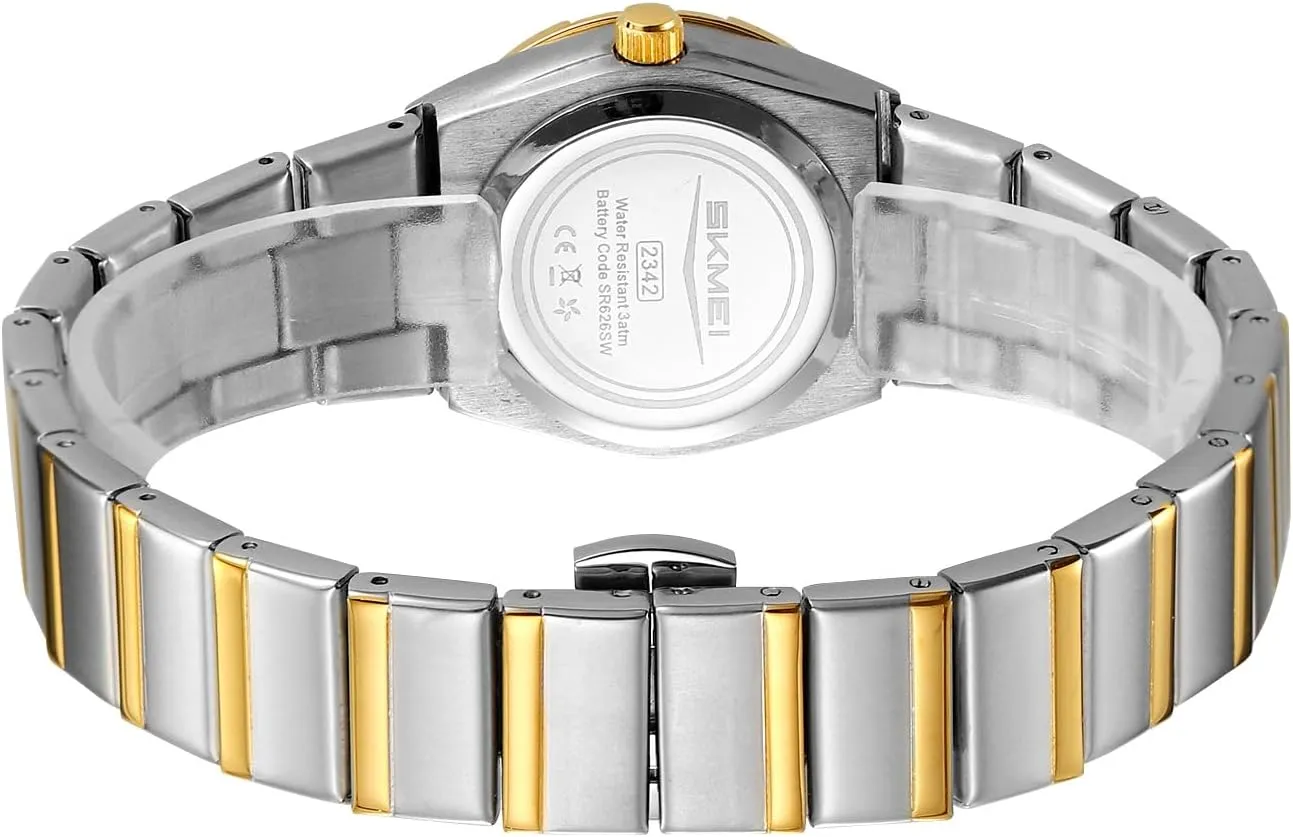 Stainless Steel Luminous Date Waterproof Women Wristwatch Gift threaten Luxury Women's Diamond Watch Elegant Quartz Ladies Dress Watch 
