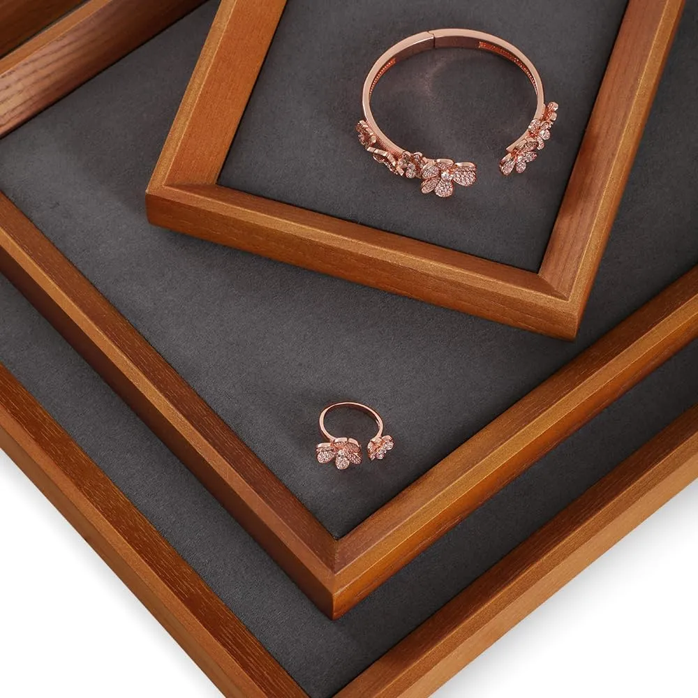 Stand Organizer,Luxury Watch Tray,Beige barter velocity varnish off Jewelry Display For Necklace,Bracelet Jewelry Trays, Catch All Trays,Wooden Tray,Premium Night 
