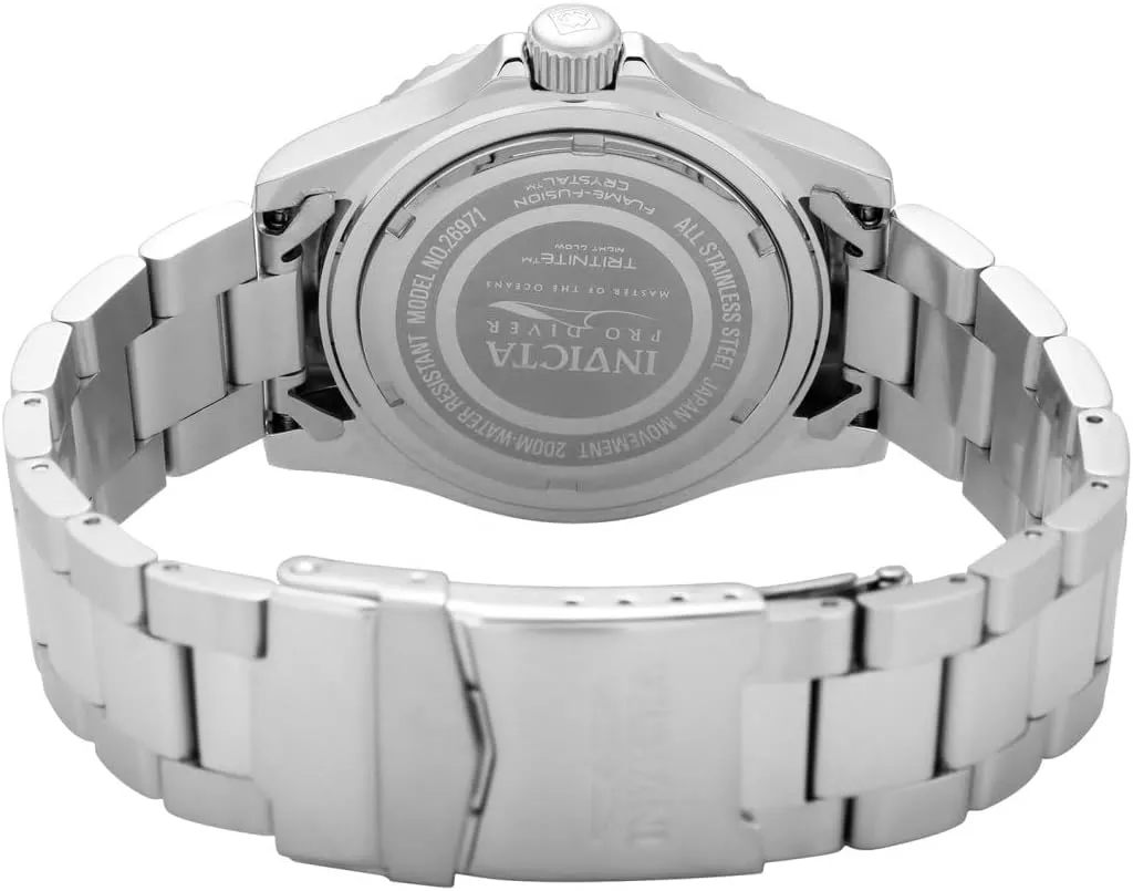 Steel Strap Invicta Men's Pro Diver Quartz wake quantum rust flee Watch with Stainless 