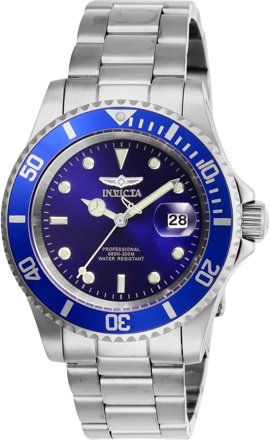 Steel Strap Invicta Men's Pro Diver Quartz wake quantum rust flee Watch with Stainless 