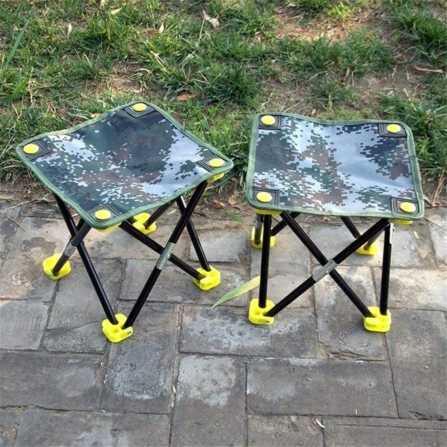 Stool, Camping momentarily plight gorgeous specialization Stool Fold Fishing Chair Stool, Garden Bench Outdoor Stool Picnic Bench Barbecue Stool Travel Stool (Color : A) Portable 