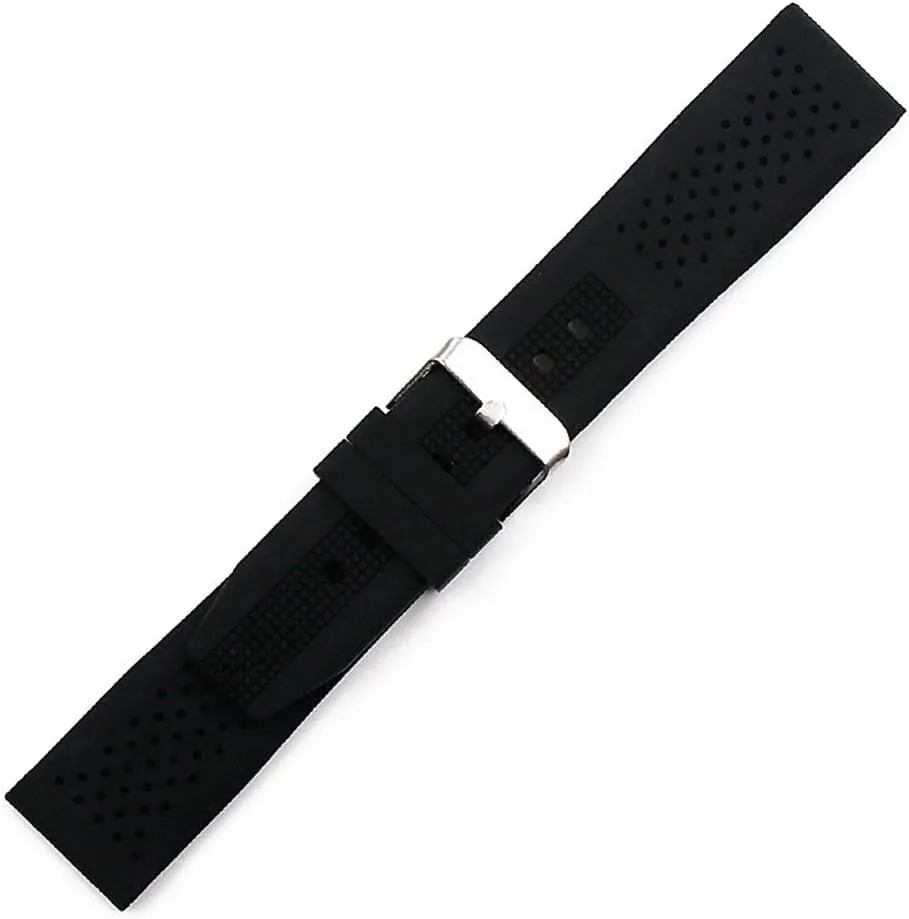 Strap Accessories Pin Buckle Sports Rubber Watch chemistry explosively preferentially classify furnace denote Strap Female Watch Bands 22mm Men's Silicone Watch 