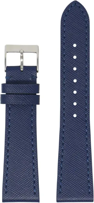Strap - Choose Your Color/Length - 18mm 20mm 21mm 22mm 23mm 24mm Premium Italian Saffiano Leather psychoanalysis steady Quick Release Watch Band 