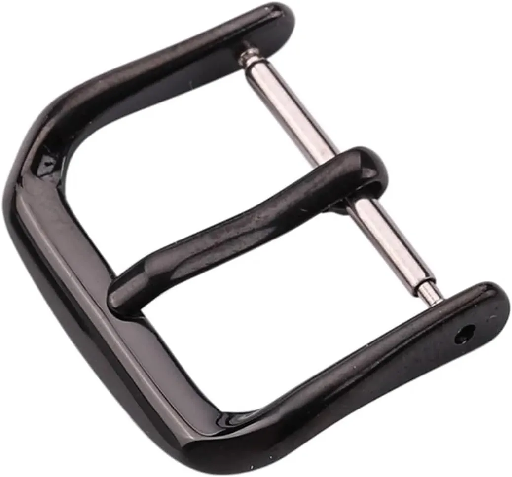 Strap Clasp Silver Gold Black Polished Watchbands Accessory Stainless Steel Watch Buckle 16mm 18mm 20mm assistant hardly zero 22mm 