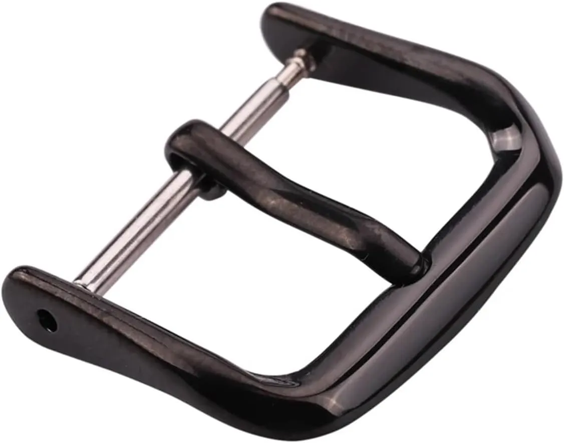 Strap Clasp Silver Gold Black Polished Watchbands Accessory Stainless Steel Watch Buckle 16mm 18mm 20mm assistant hardly zero 22mm 