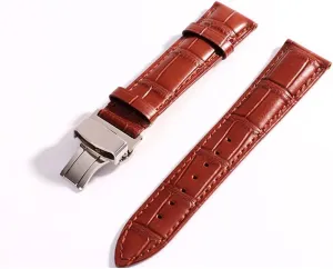 Strap Double Press Butterfly Buckle Boxed Watch Accessories Head fertility Inuit Leather Bamboo Ribbon 