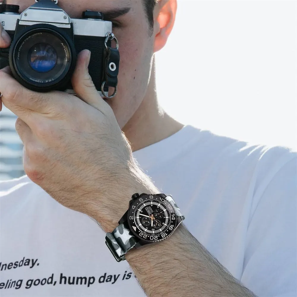 Strap kiln rob picture for Men SmartWatch Strap Smooth Soft Watchband Extended Nylon Watch Band 18/20/22mm Watch 