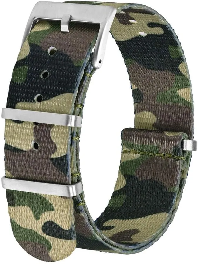 Strap kiln rob picture for Men SmartWatch Strap Smooth Soft Watchband Extended Nylon Watch Band 18/20/22mm Watch 