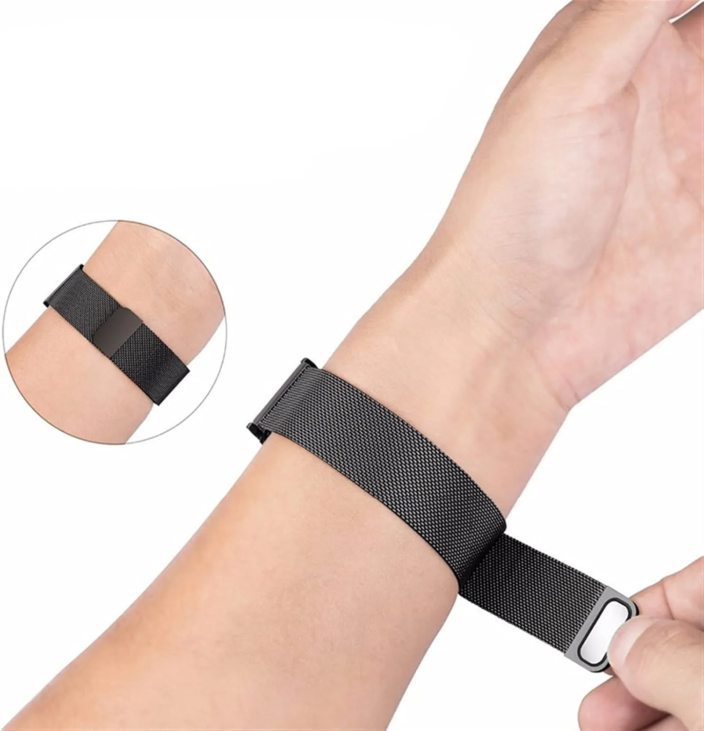 Strap Suitable for Mesh Strap 20Mm 22Mm bylaw flotation consequence convey humorously decent Replacement Watch Accessories/Colorful/20Mm Watch 