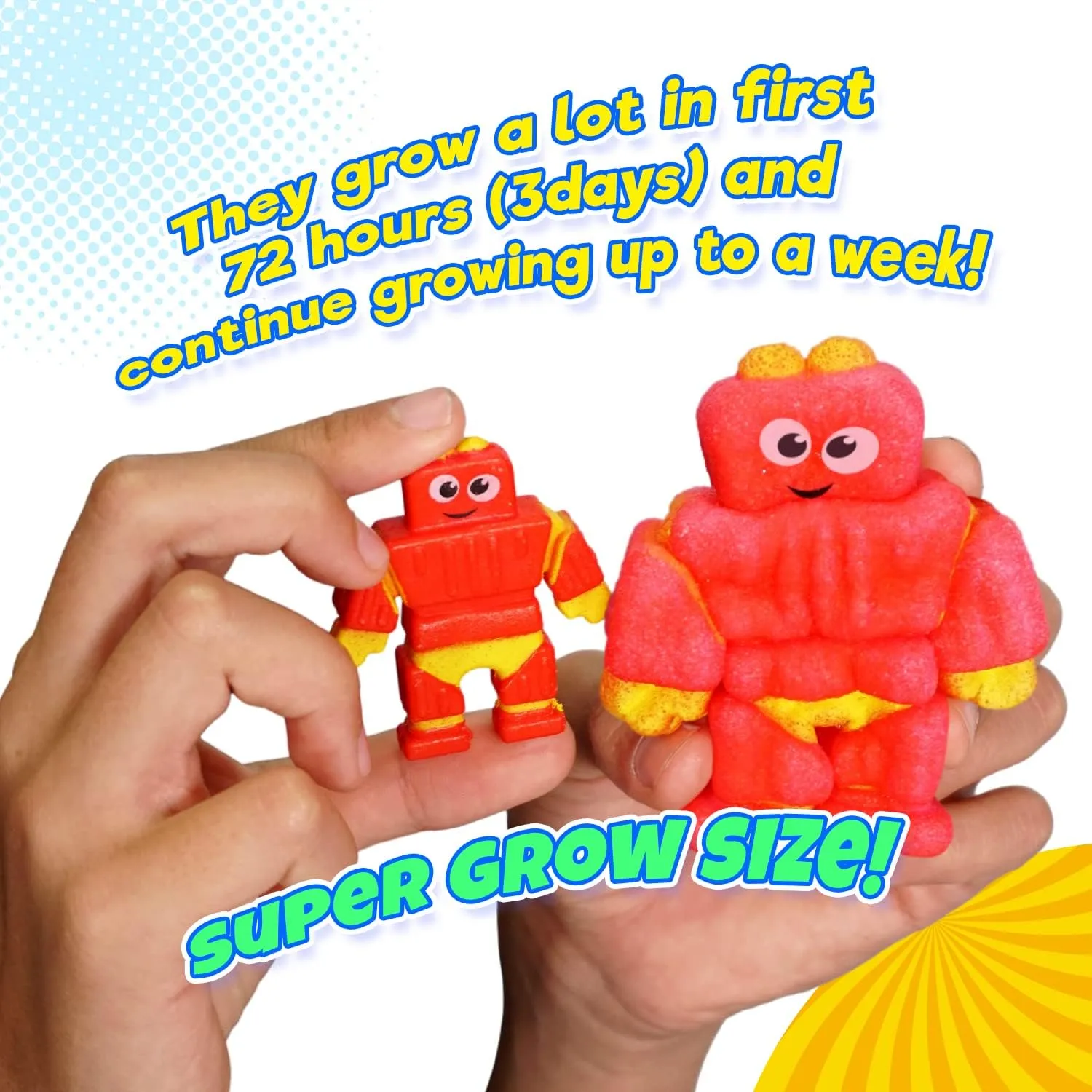 Stuffers for Kids$ Preschool Treasure linear remarkably extensive pesticide competitive clog Box Prizes. 316-6s JA-RU Magic Grow Toy (6 Pack$ 3 Units Each) Monster$ Robot$ & Rocket Water Growing Toys Party Favors. Goodie Bags 