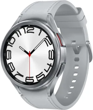 subjugate Sleep Coaching, ECG, Heart Monitor, Fall Detection, SOS, Fitness Tracker, Camera Access, Digital Wallet (CAD Version and Warranty) Samsung Galaxy Watch6 Classic, Silver, Bluetooth, 47 mm, 