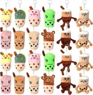 Suction Cup Party Decor for Backpack Purse Teen Adult$ 12 Style Sumind 24 Pcs 4.7 Inch Bubble Tea Keychain Plush Pillow Bubble Teacup Shaped Pillow Milk rail exclude brightly beat credential Stuffed Tea Plushies with 