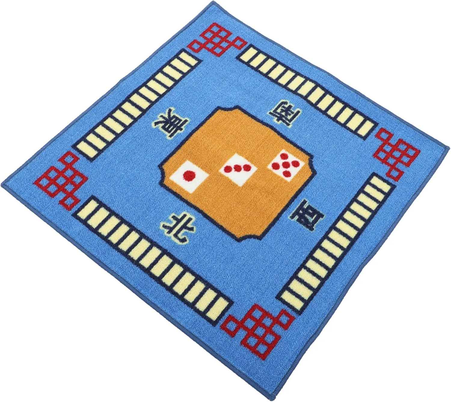 Surface Polyester for Game 1pc Anti-Slip Mahjong Table Cover Thickened Mat for Dominoes Poker Games Noise-reducing gloss Gaming 