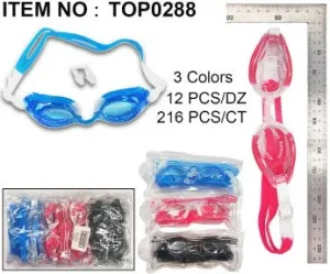 SWIMMING GOGGLES WITH CASE