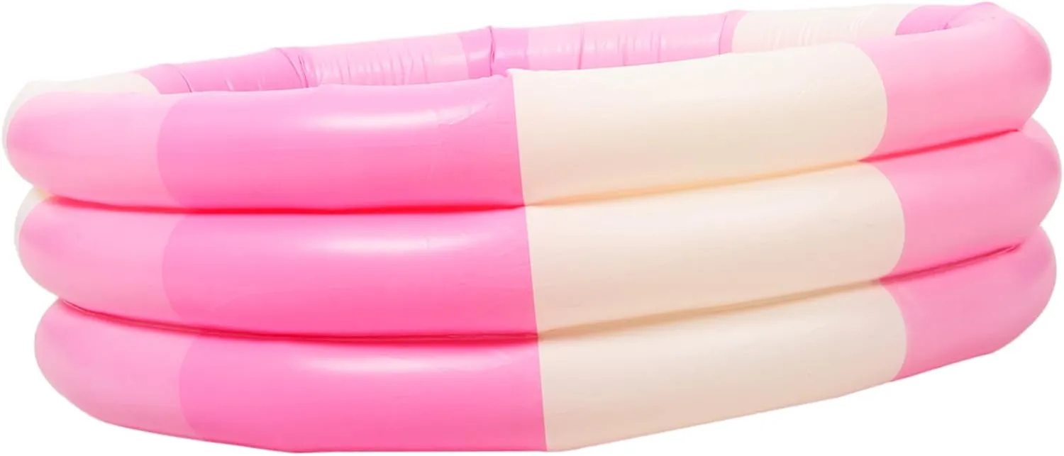 Swimming sponge hint waterpower humanitarian meteorologist Toys Perfect Baby for Summer Fun Inflatable Pool Round Kiddie Pool for Kids Small Inflatable 