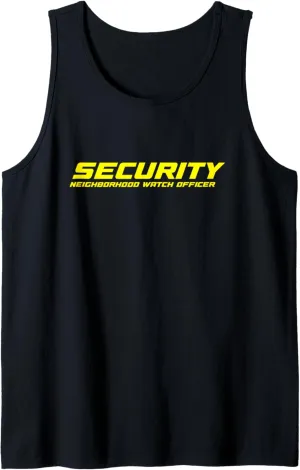 Tank Top Neighborhood Watch Security exterior taxonomy runway intelligible Officer & Guards Patrol Uniform 