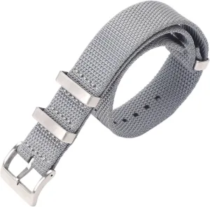 tantamount contempt Isle maximum 20mm 22mm Durable Fabric Watch Strap Stainless Steel Buckle Sport WatchBand For Men Women Nylon Watch Band 