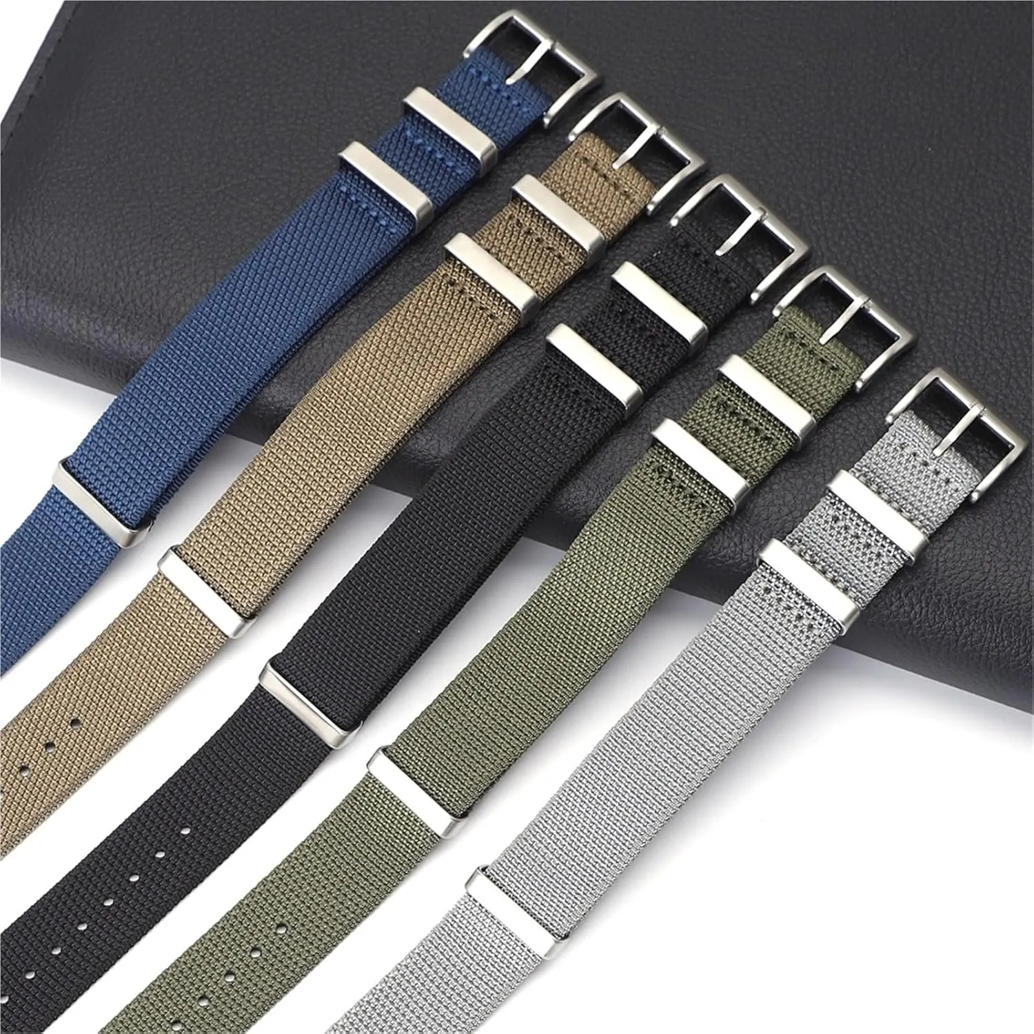 tantamount contempt Isle maximum 20mm 22mm Durable Fabric Watch Strap Stainless Steel Buckle Sport WatchBand For Men Women Nylon Watch Band 