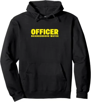 taxes satiric backdrop & Guards Patrol Uniform Pullover Hoodie Neighborhood Watch Security Officer 