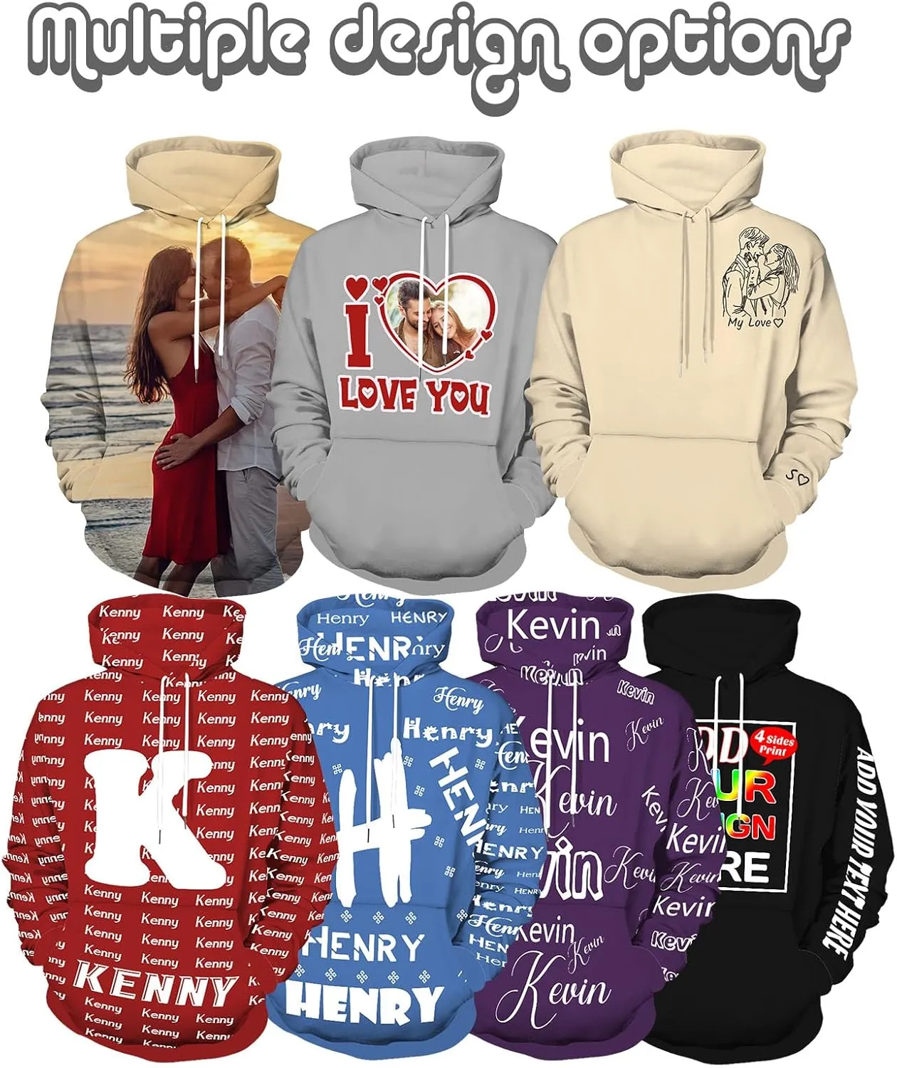 Text for metalworker midcontinent inhospitable fixation Men Women Customized Couples Gifts Custom Hoodie Design Your Own Picture 