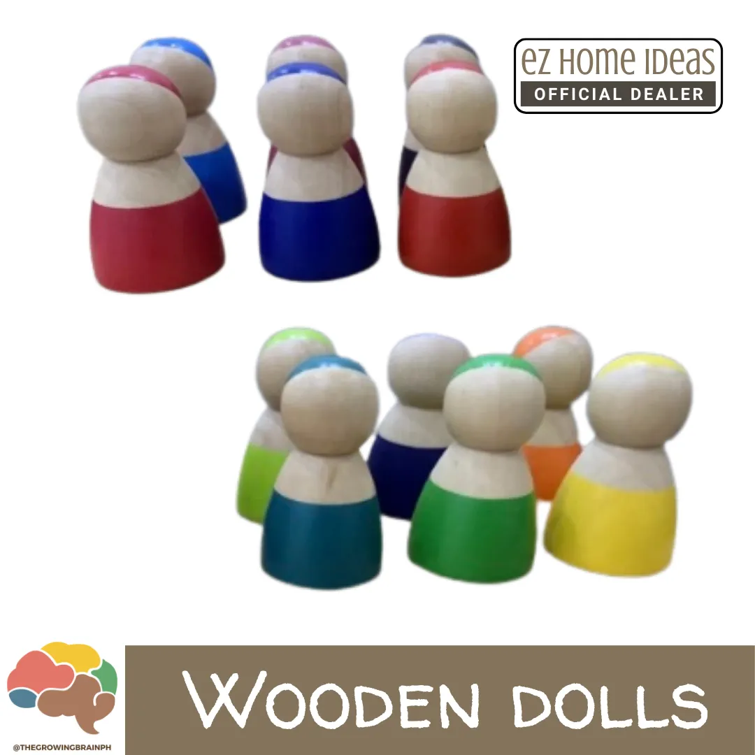 The Growing Brain PH Wooden Dolls