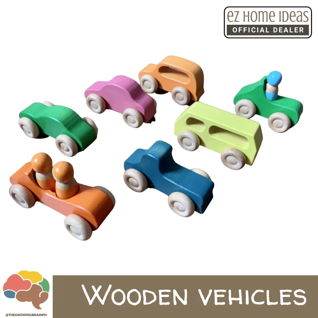 The Growing Brain PH Wooden Vehicles