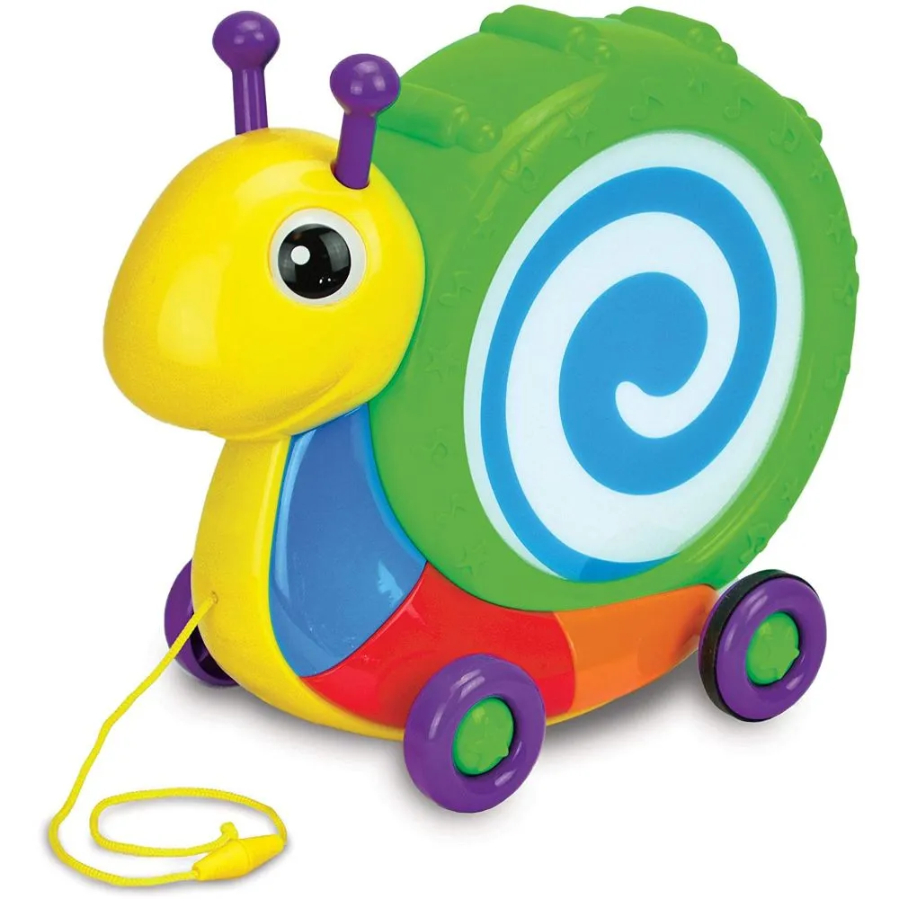 The Learning Journey Early Learning - Pull Along Snail Drum