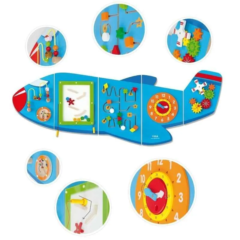 TickiT Aeroplane Activity Wall Panels